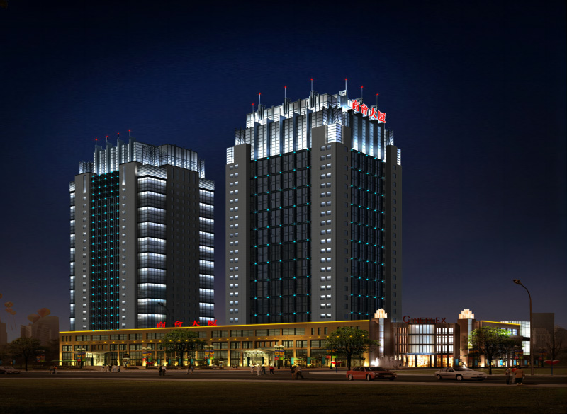 商会大厦照明工程安装